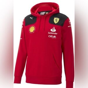 Scuderia Ferrari F1 Puma Hooded Sweatshirt. Size L